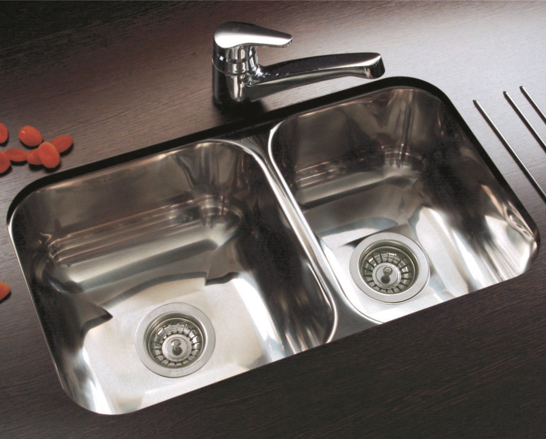 Bacha Acero Johnson R63 Doble Marmoleria Giacomo Portaro