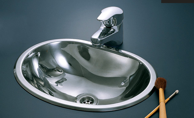 Bacha Acero Johnson Baly OV 330L Baño Vanitory Marmoleria Giacomo Portaro