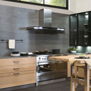 Cocina Aspen Grey marmoleria Portaro rosario