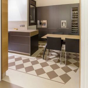 Cocina Neolith Basalt Beige Marmoleria Portaro Rosario