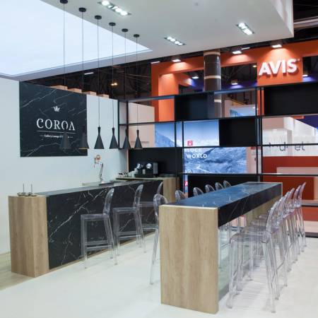 mesa de bar revestida neolith nero marquina marmoleria portaro rosario