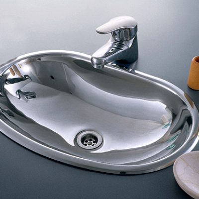 Bacha Acero Johnson Baly OV 440L Baño Vanitory Marmoleria Giacomo Portaro